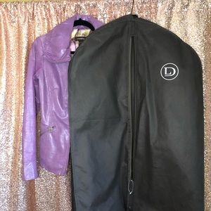 Danier Lavender Leather Spring Jacket